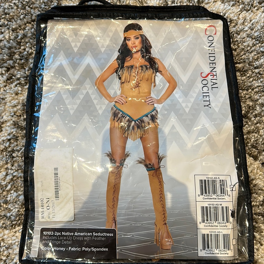 Native American Halloween Costume - Size Small